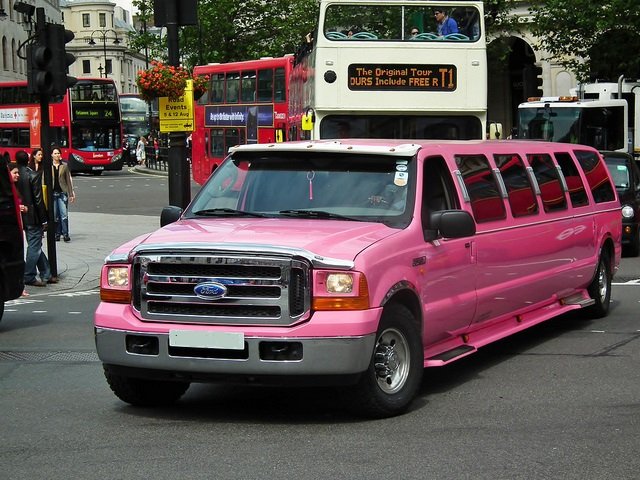 Pink Ford Excursion