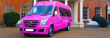 Pink Party Bus Limousine